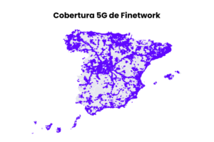 Mapa de cobertura 5g de finetwork