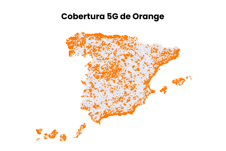 Mapa de cobertura 5g de orange