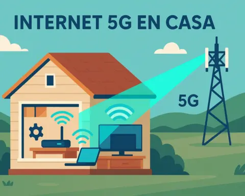 Una vivienda con conexión a internet gracias a una tarifa de 5G en casa.