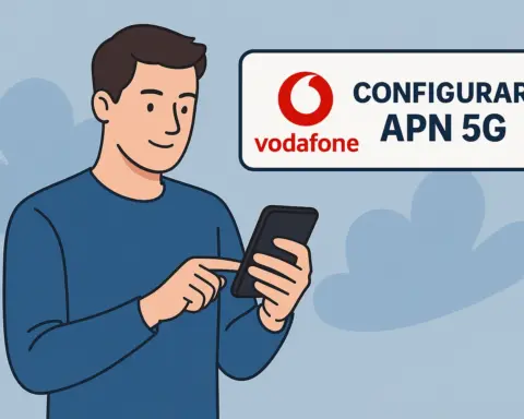 Configuración del APN 5G en móvil con red Vodafone